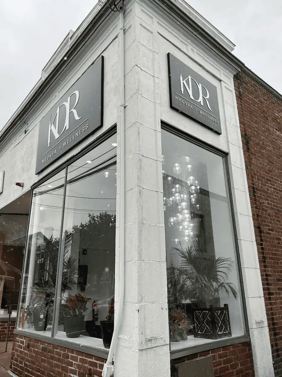 Reception area at KDR Aesthetics + Wellness